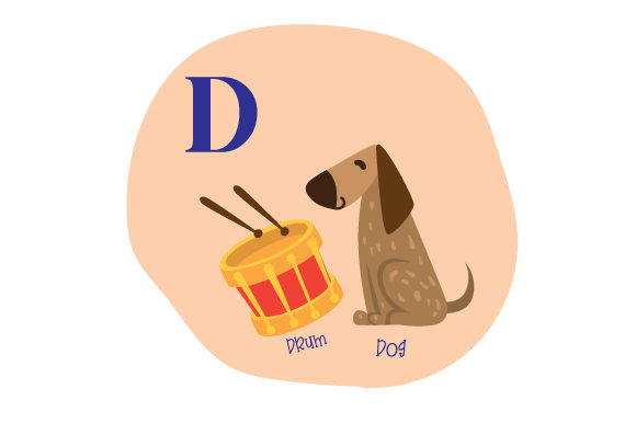 Alphabet Infographic D: A Clear and Versatile Visual Tool for Learning and Communication