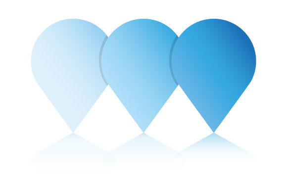 Blue Drop Process Diagram Infographics: Strategic Clarity for Visual Communication