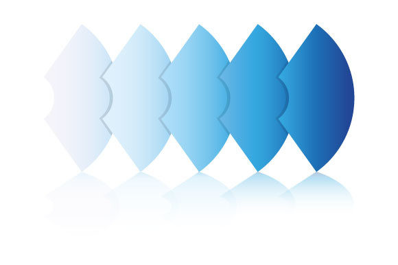 Blue Process Diagram Infographics: Clean, Versatile Design for Any Project