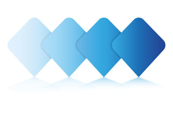 Blue Rectangle Diagram Infographics: Clean, Versatile Design for Any Project