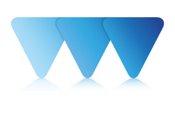 Blue Triangle Diagram Infographics: Visual Clarity for Every Project