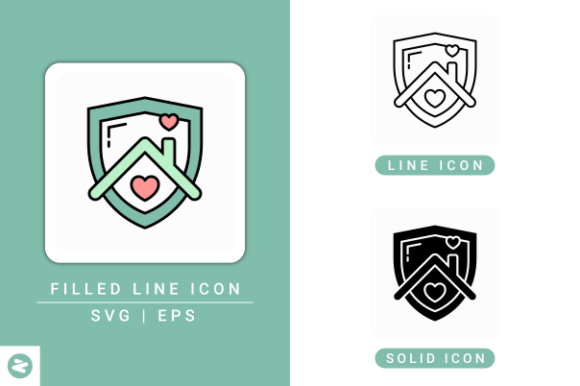 Home Safe Icons Set: Enhancing Design Projects with Versatile Visual Tools