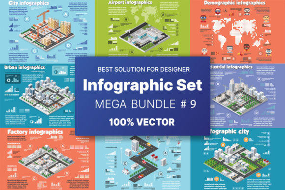 Isometric Set Infographics Concept: A Strategic Tool for Visual Communication and Design Planning