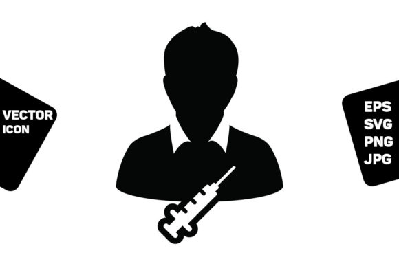 Prescription Icon Vector Vaccine User: A Versatile Tool for Medical Visual Design
